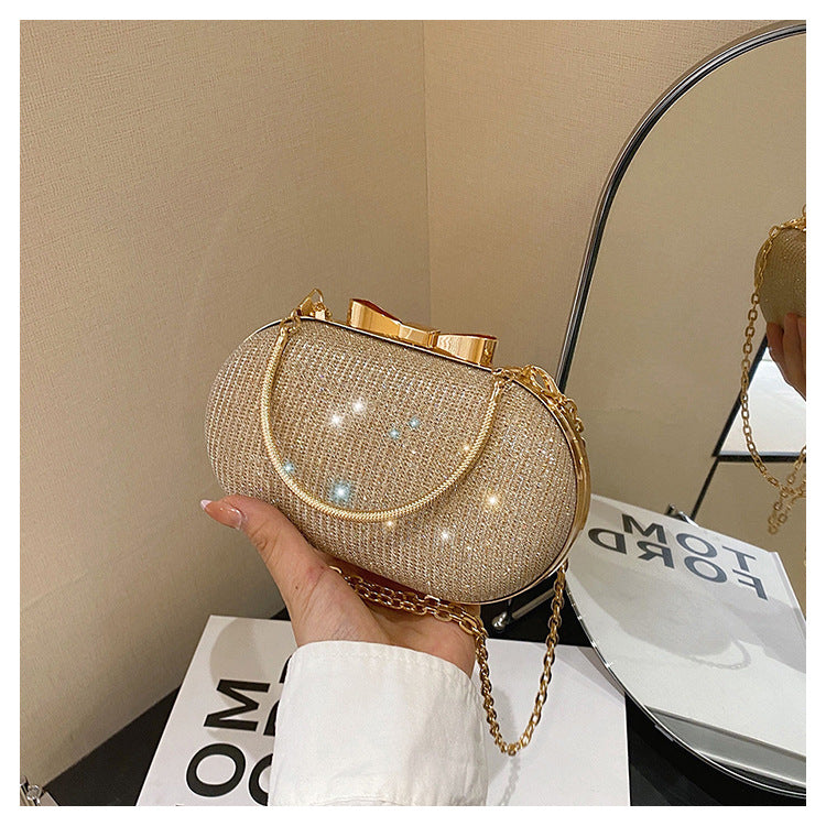 Wholesale Chain Shiny Banquet Crossbody Bag Handbag